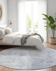 Addison Rugs Laeanor Blue Washable Indoor-Outdoor Rug