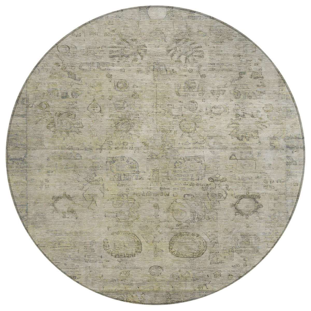 Addison Rugs Laeanor Brown Washable Indoor-Outdoor Rug