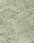 Addison Rugs Laeanor Green Washable Indoor-Outdoor Rug