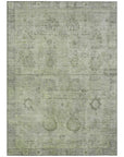 Addison Rugs Laeanor Green Washable Indoor-Outdoor Rug
