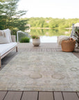 Addison Rugs Laeanor Ivory Washable Indoor-Outdoor Rug