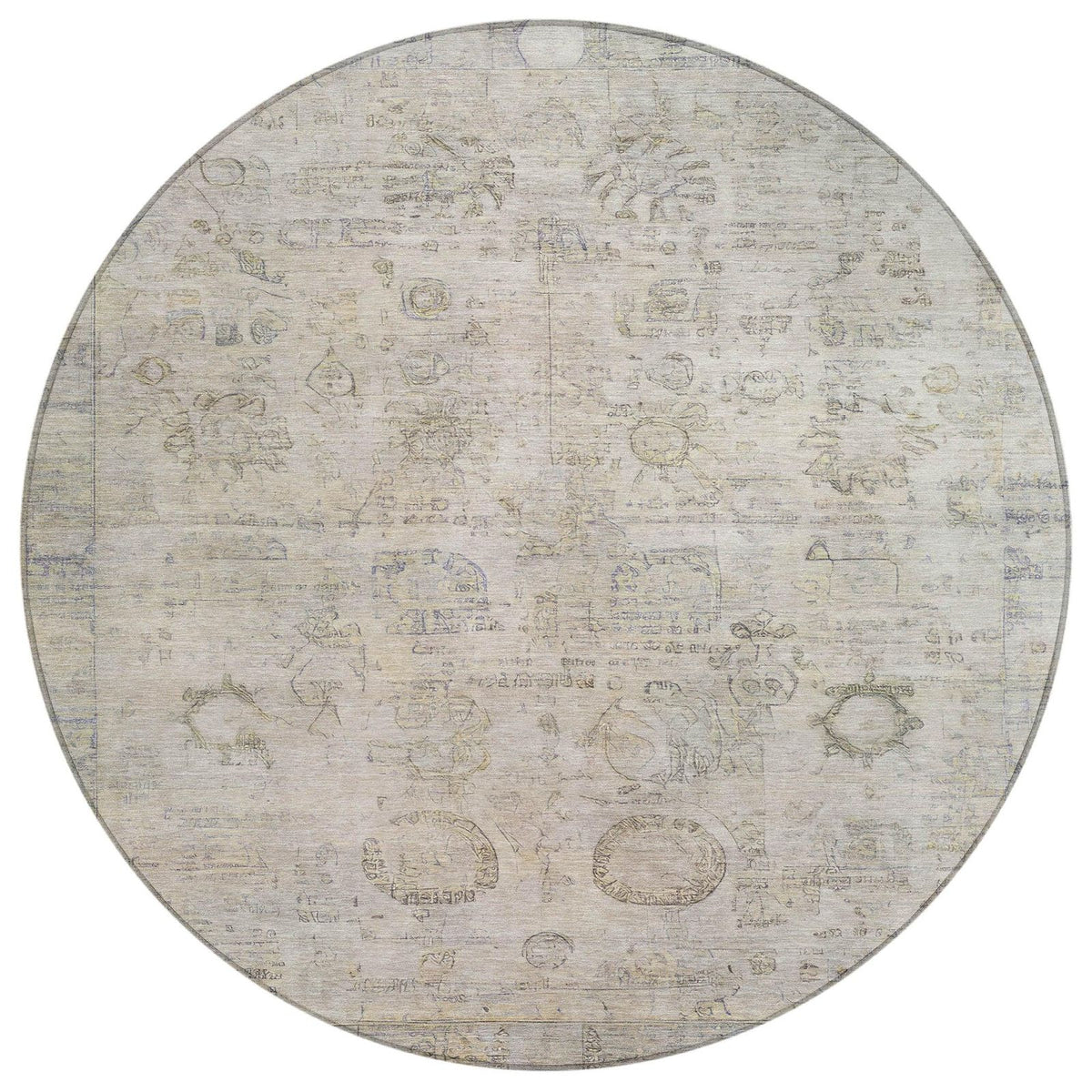 Addison Rugs Laeanor Ivory Washable Indoor-Outdoor Rug