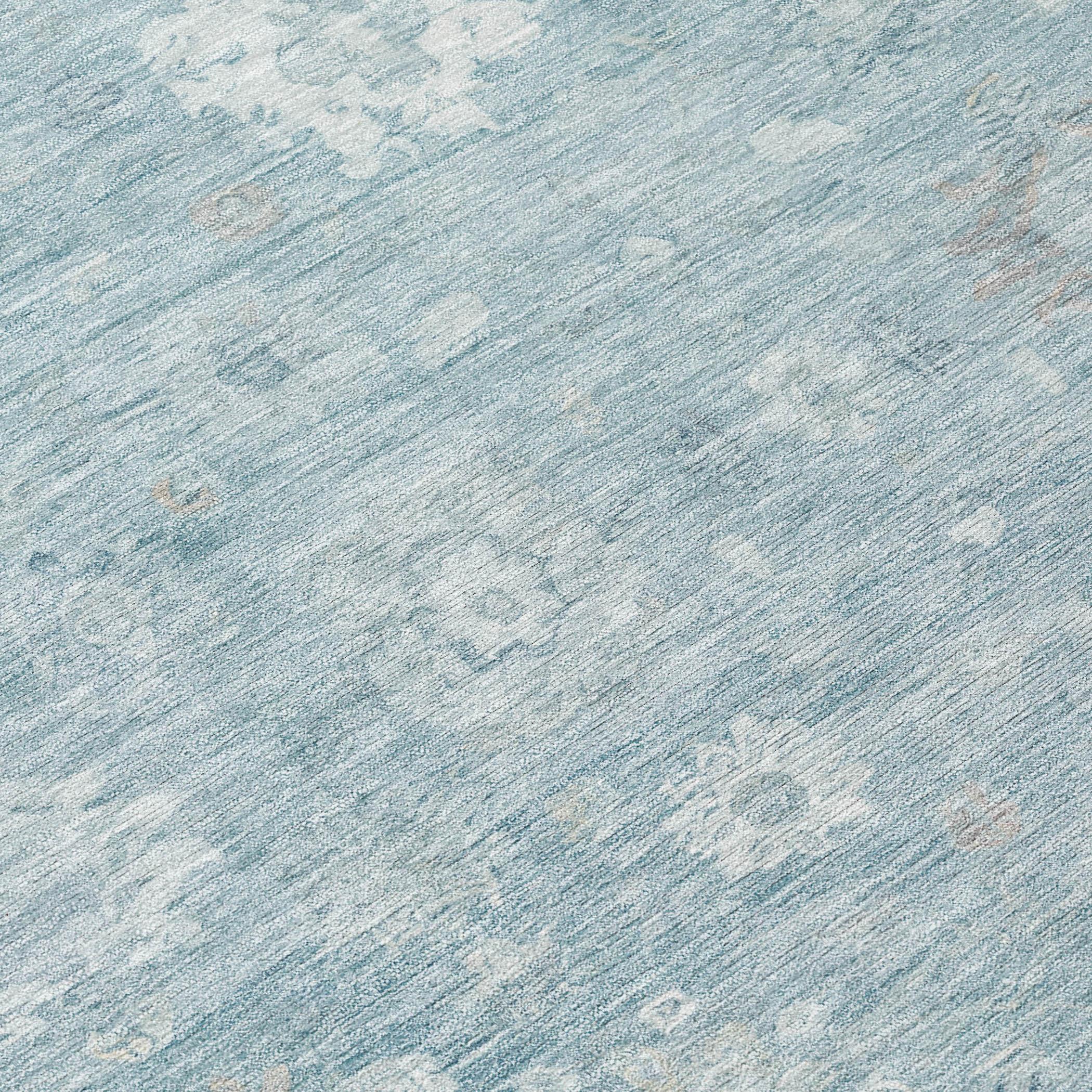 Addison Rugs Laeara Blue Washable Indoor-Outdoor Rug