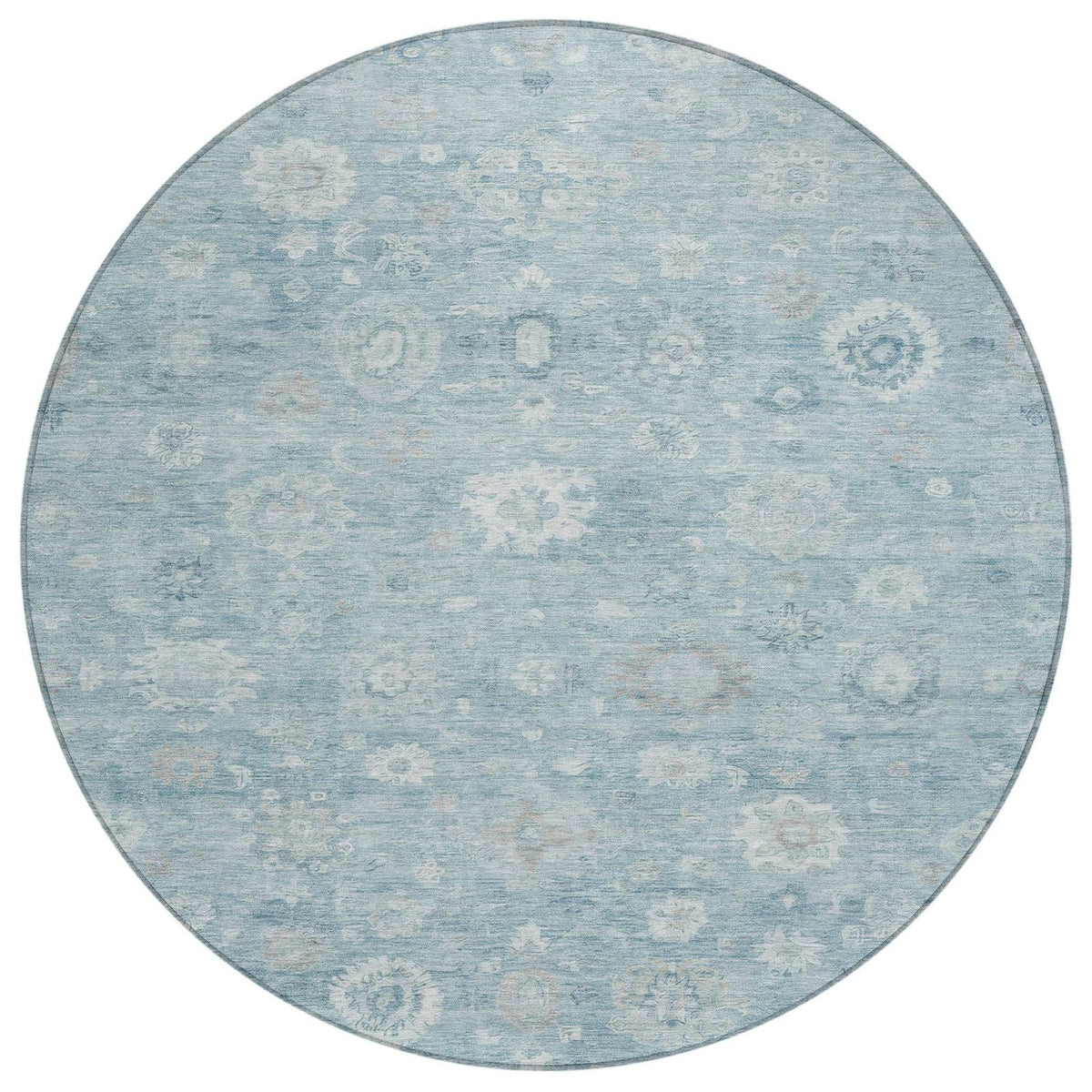 Addison Rugs Laeara Blue Washable Indoor-Outdoor Rug