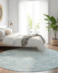 Addison Rugs Laeara Blue Washable Indoor-Outdoor Rug