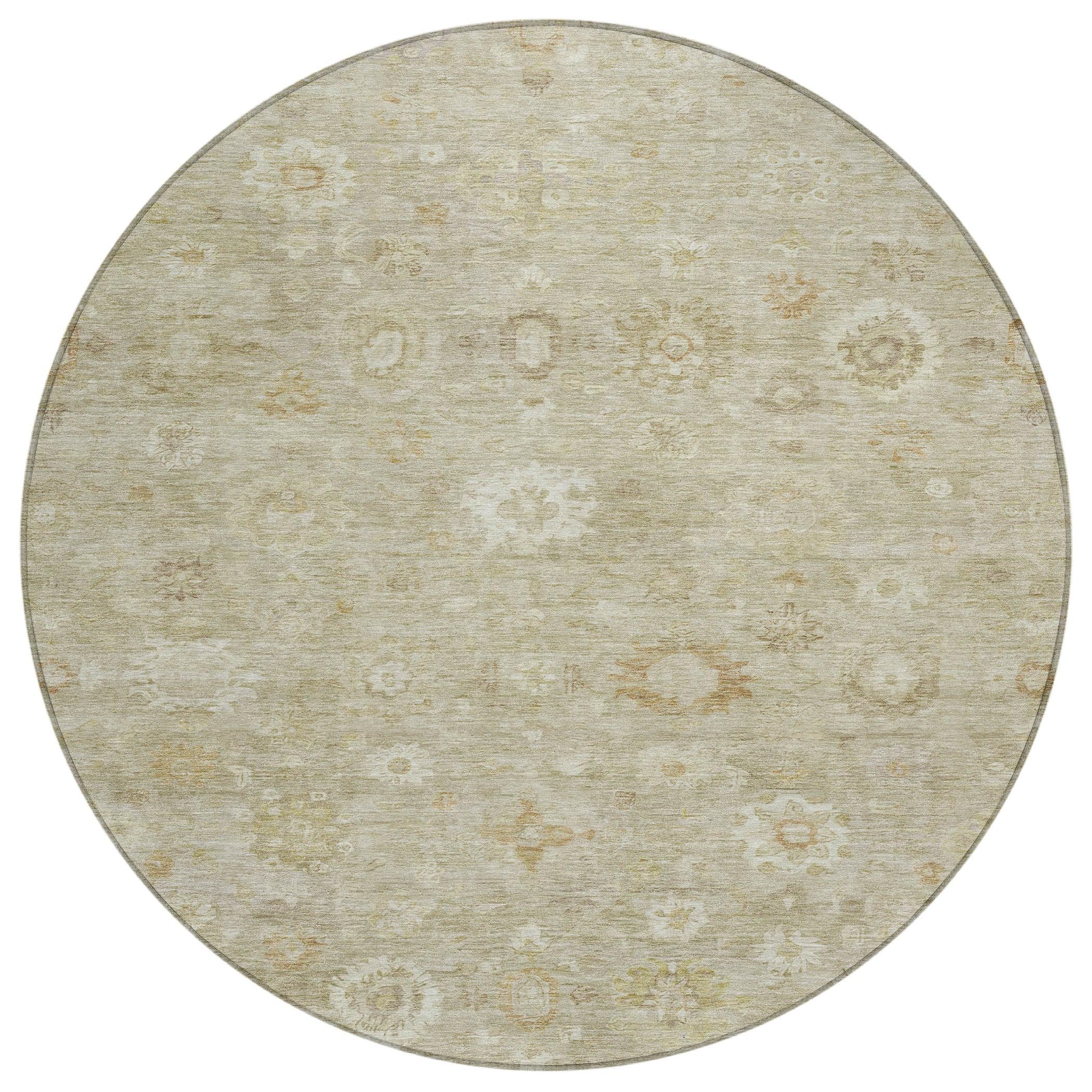Addison Rugs Laeara Brown Washable Indoor-Outdoor Rug
