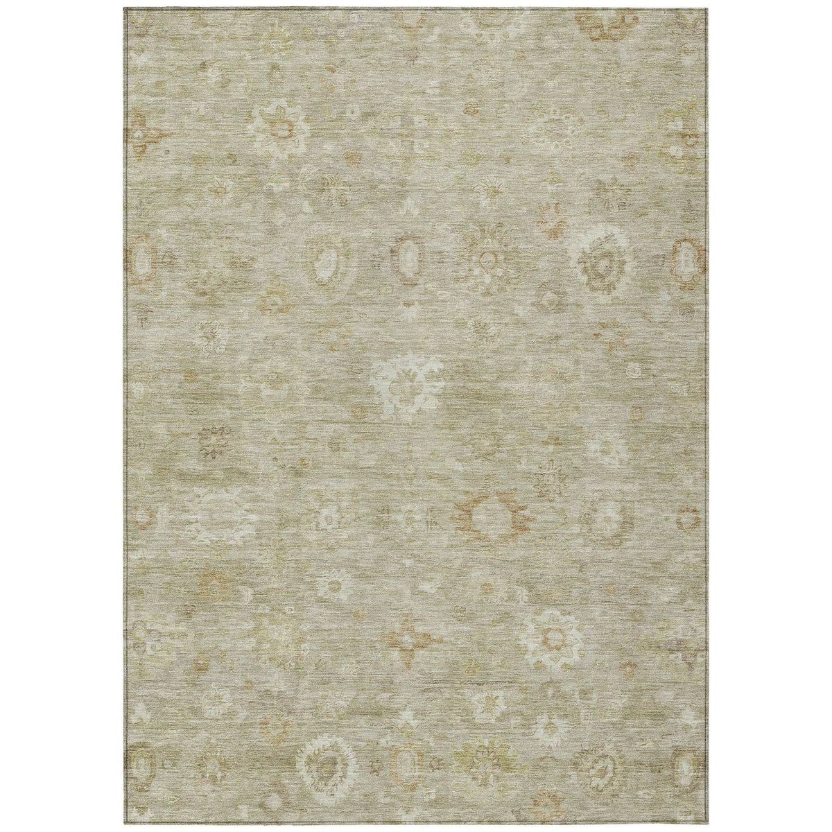 Addison Rugs Laeara Brown Washable Indoor-Outdoor Rug