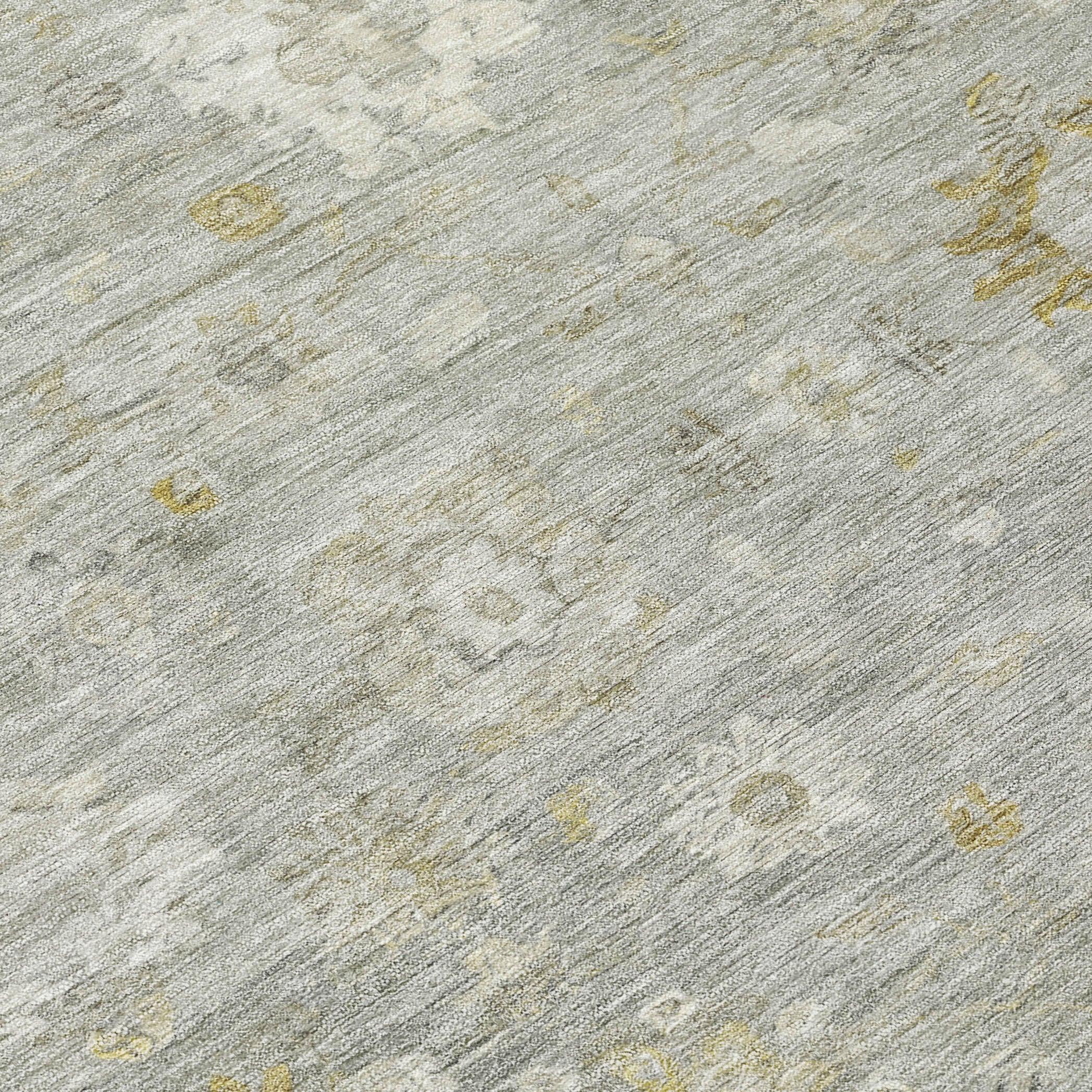 Addison Rugs Laeara Gray Washable Indoor-Outdoor Rug