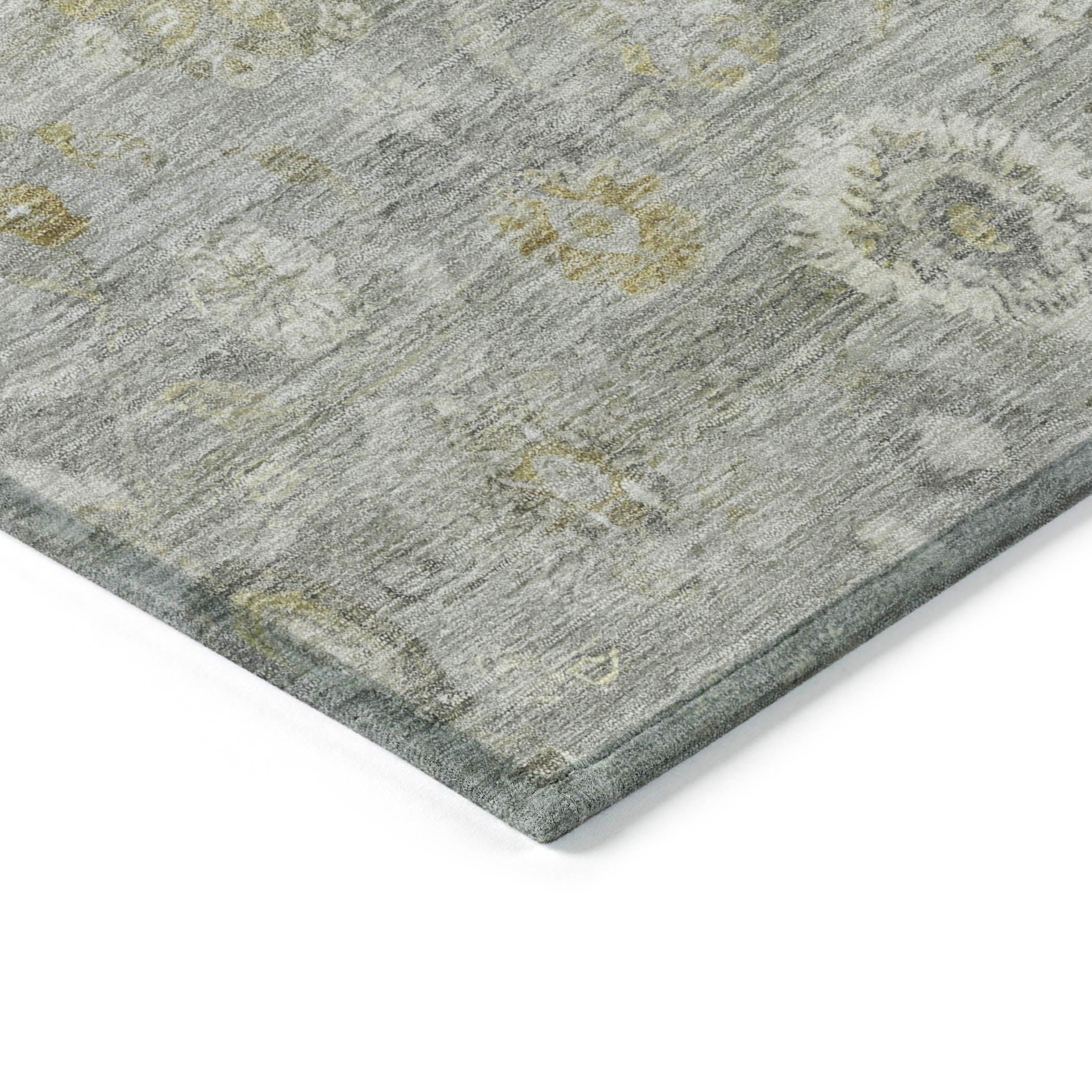 Addison Rugs Laeara Gray Washable Indoor-Outdoor Rug