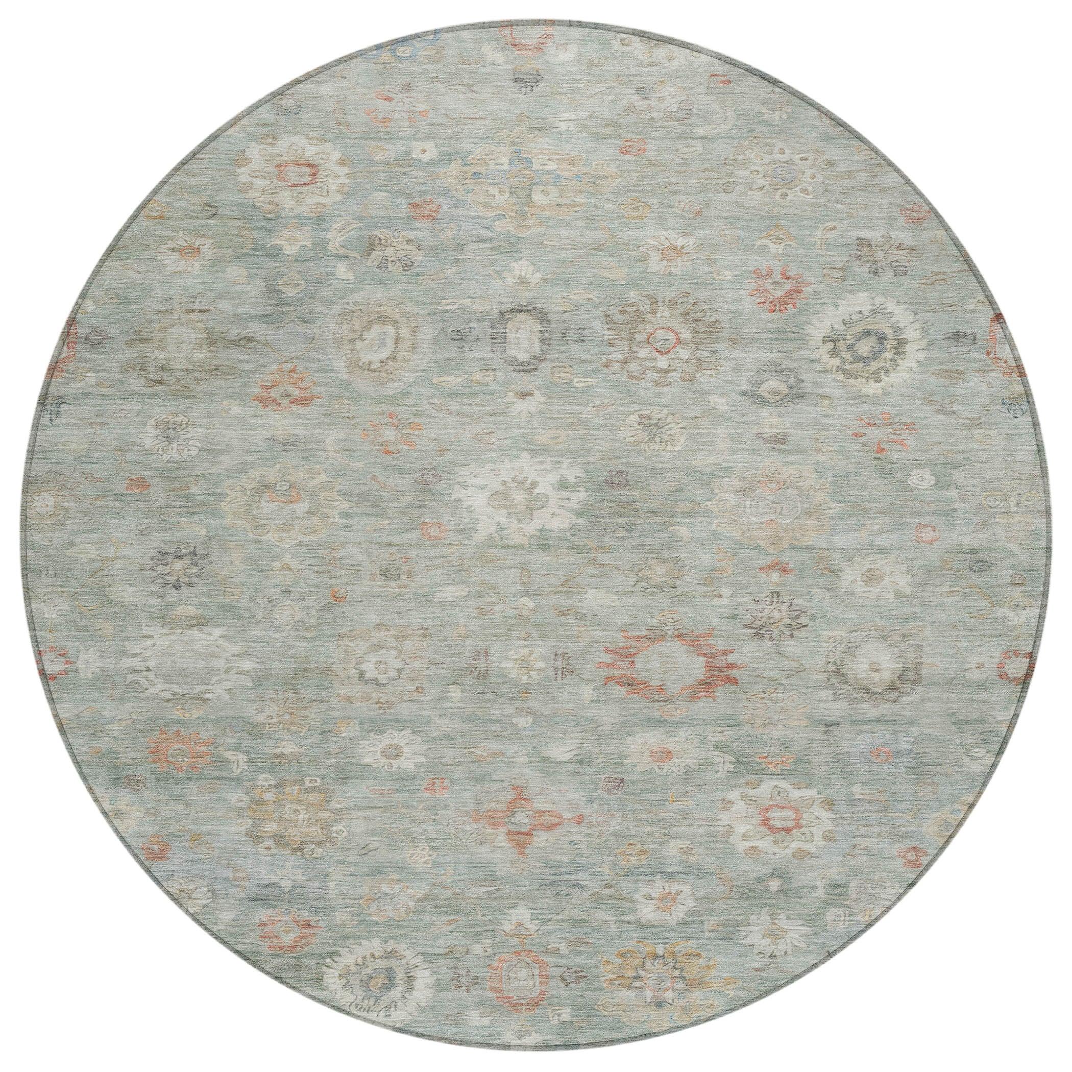 Addison Rugs Laeara Green Washable Indoor-Outdoor Rug
