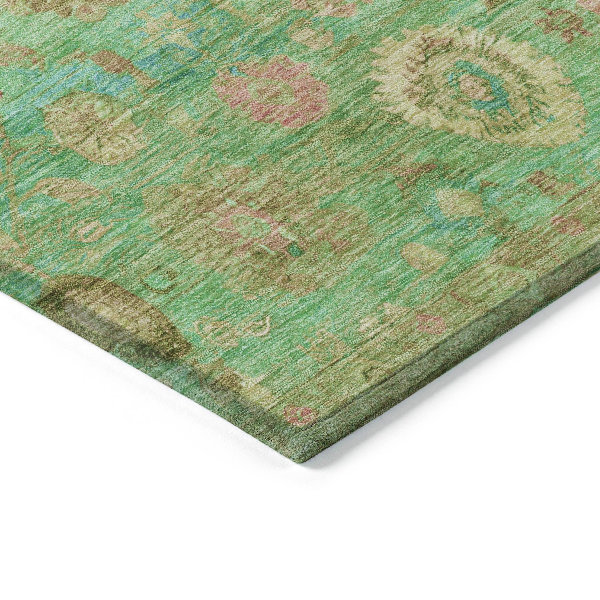 Addison Rugs Laeara Lime Washable Indoor-Outdoor Rug