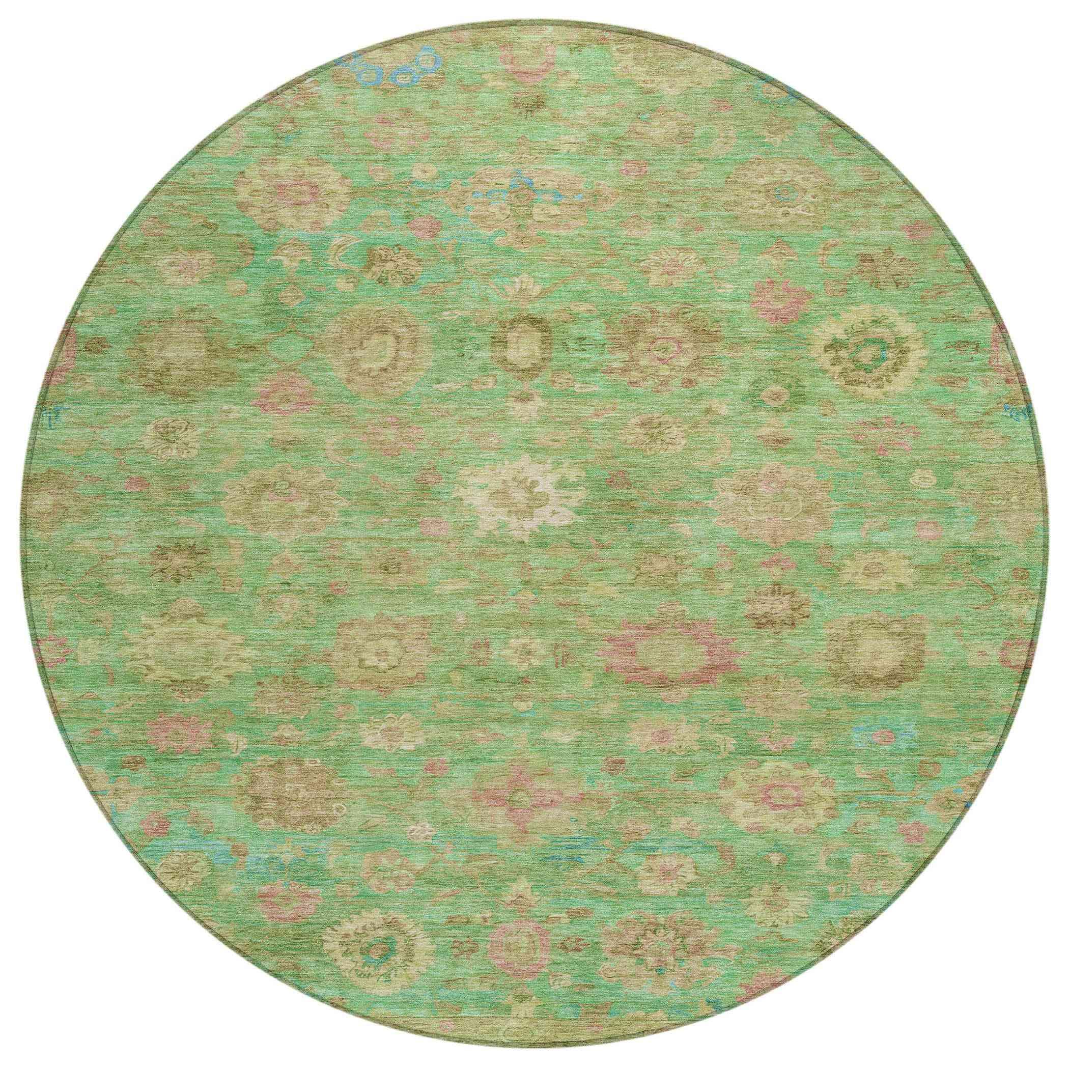 Addison Rugs Laeara Lime Washable Indoor-Outdoor Rug