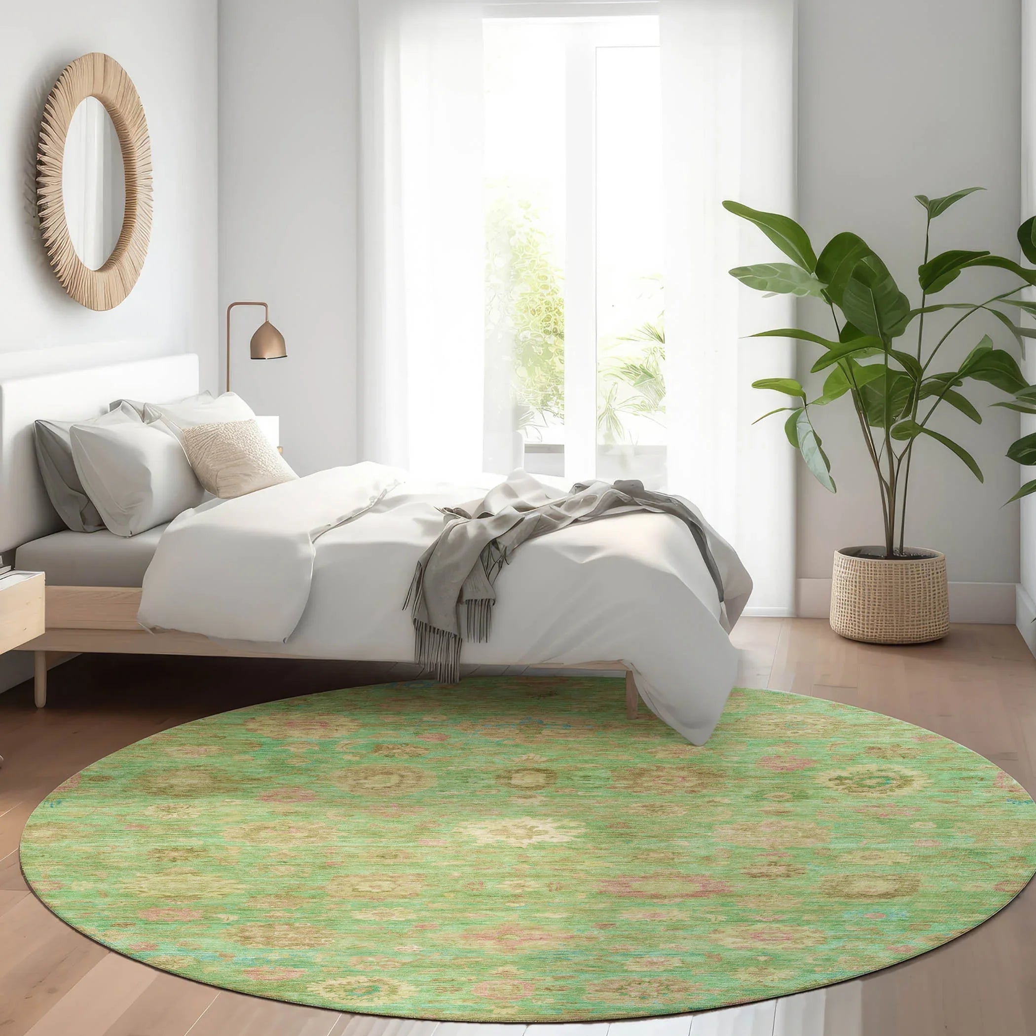 Addison Rugs Laeara Lime Washable Indoor-Outdoor Rug