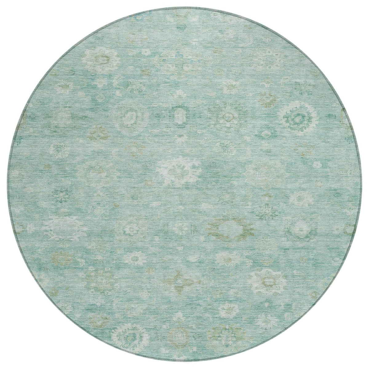 Addison Rugs Laeara Teal Washable Indoor-Outdoor Rug