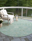 Addison Rugs Laeara Teal Washable Indoor-Outdoor Rug