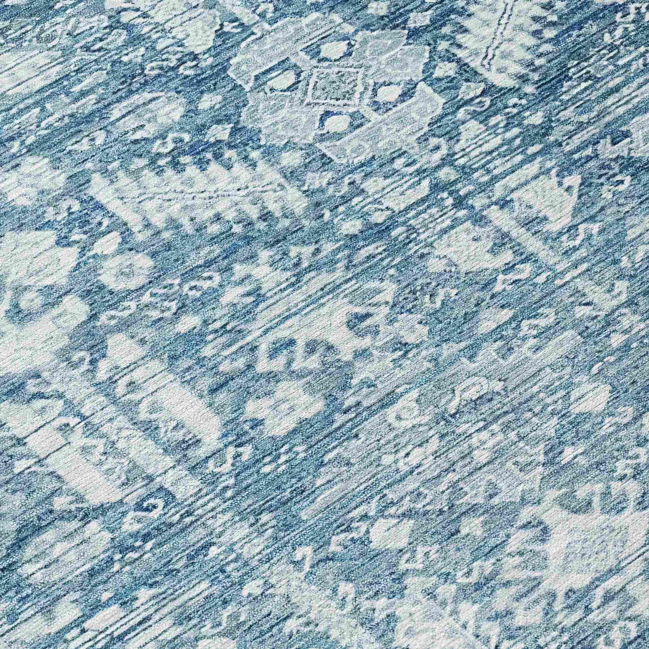 Addison Rugs Laearis Denim Washable Indoor-Outdoor Rug