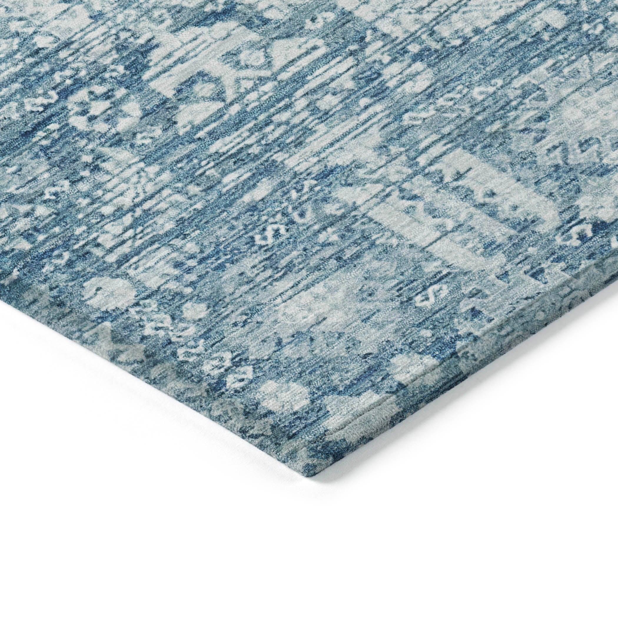 Addison Rugs Laearis Denim Washable Indoor-Outdoor Rug