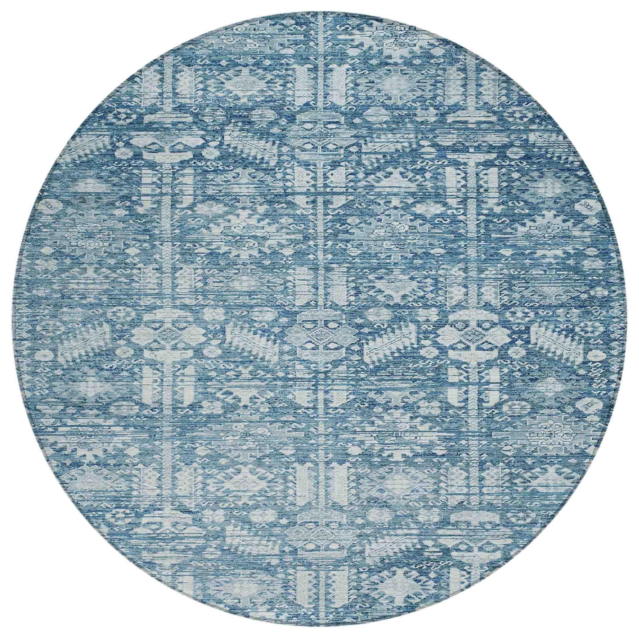 Addison Rugs Laearis Denim Washable Indoor-Outdoor Rug