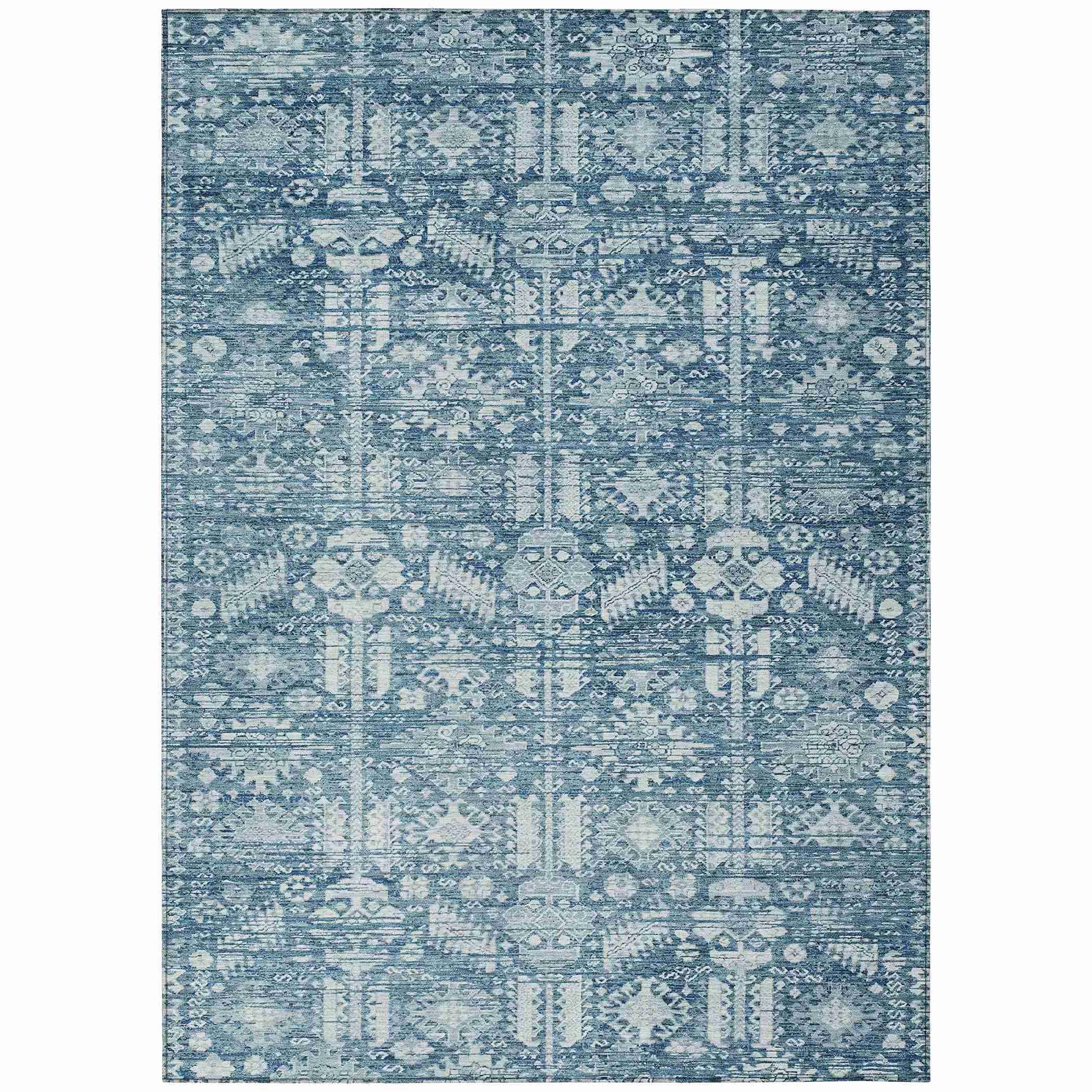 Addison Rugs Laearis Denim Washable Indoor-Outdoor Rug
