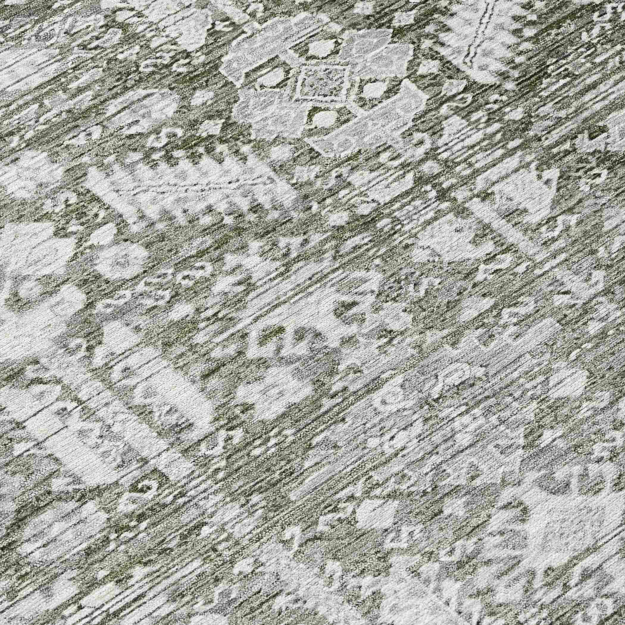Addison Rugs Laearis Gray Washable Indoor-Outdoor Rug