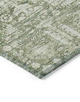 Addison Rugs Laearis Green Washable Indoor-Outdoor Rug