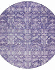 Addison Rugs Laearis Purple Washable Indoor-Outdoor Rug