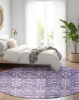 Addison Rugs Laearis Purple Washable Indoor-Outdoor Rug