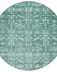 Addison Rugs Laearis Teal Washable Indoor-Outdoor Rug