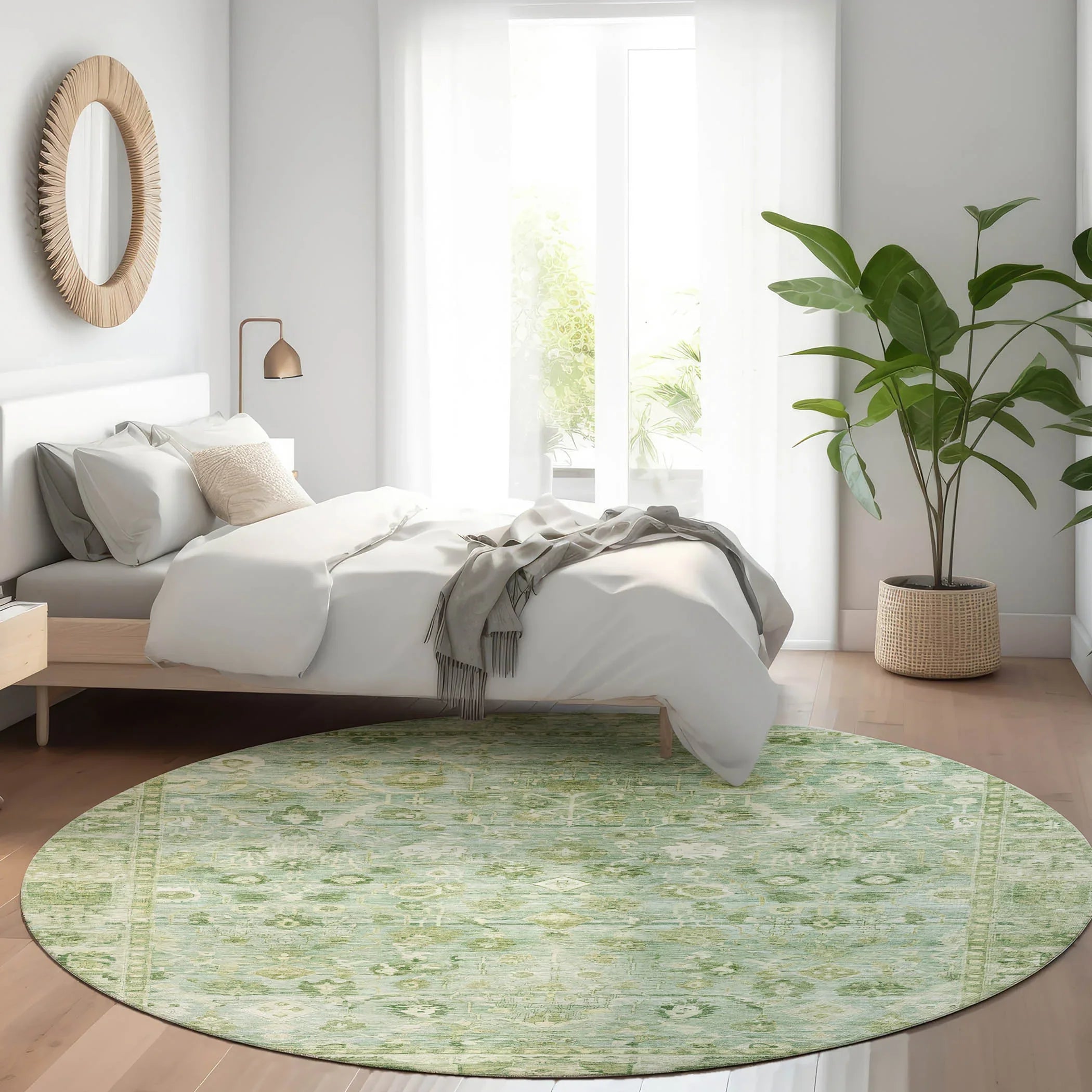 Addison Rugs Laeel Aloe Washable Indoor-Outdoor Rug