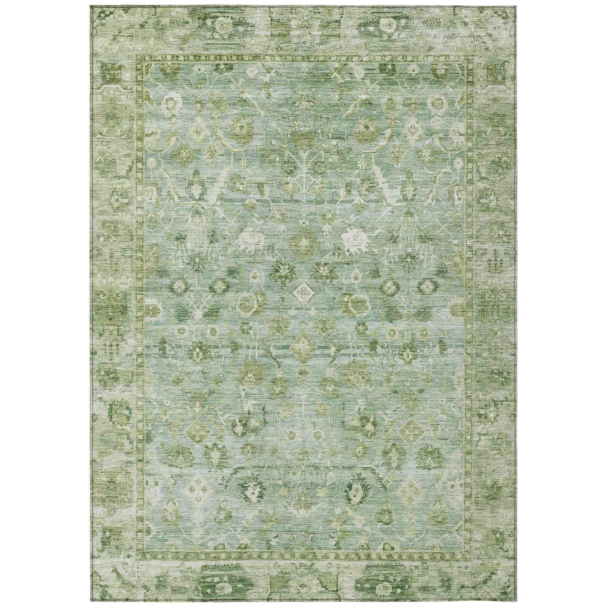Addison Rugs Laeel Aloe Washable Indoor-Outdoor Rug
