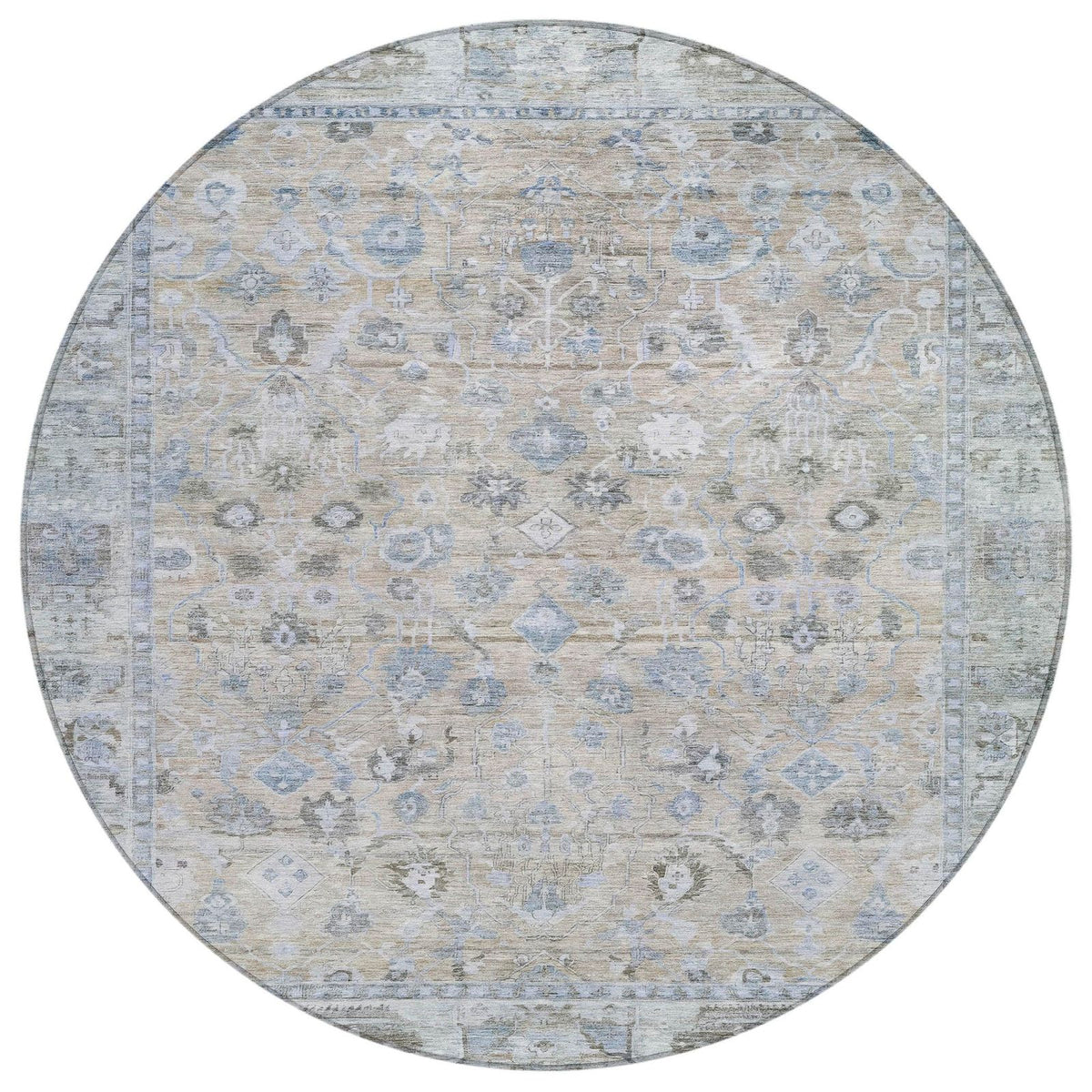 Addison Rugs Laeel Beige Washable Indoor-Outdoor Rug