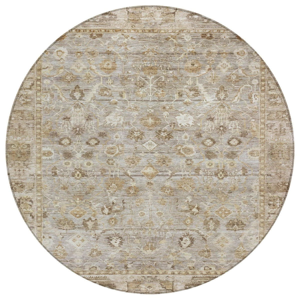 Addison Rugs Laeel Brown Washable Indoor-Outdoor Rug