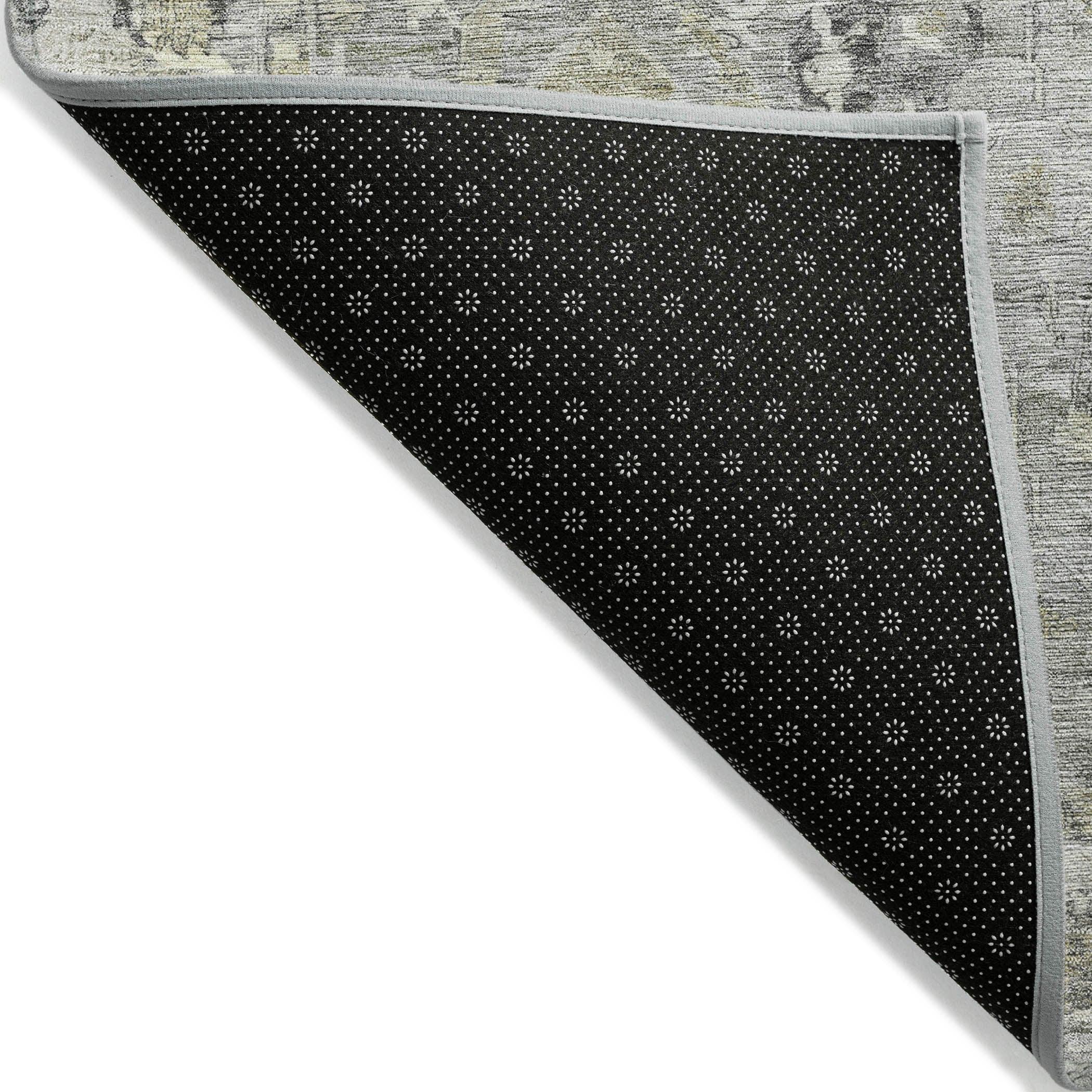 Addison Rugs Laeel Gray Washable Indoor-Outdoor Rug