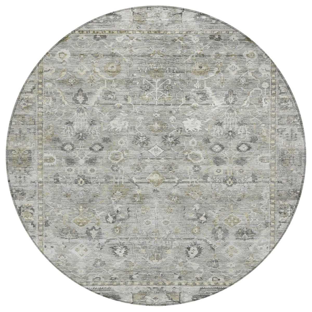 Addison Rugs Laeel Gray Washable Indoor-Outdoor Rug