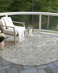 Addison Rugs Laeel Gray Washable Indoor-Outdoor Rug