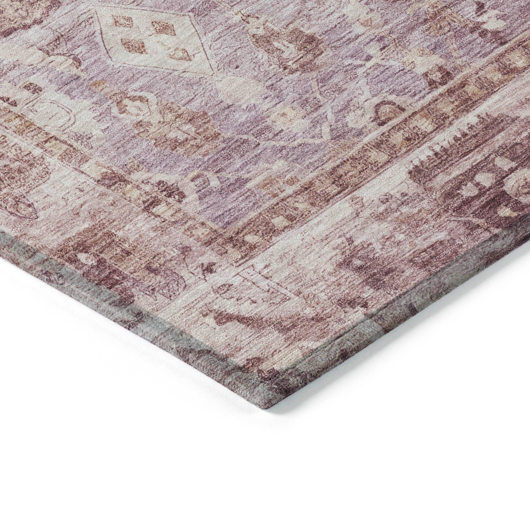 Addison Rugs Laeel Pink Washable Indoor-Outdoor Rug