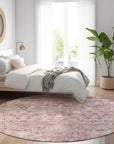 Addison Rugs Laeel Pink Washable Indoor-Outdoor Rug