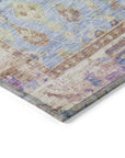 Addison Rugs Laeel Seafoam Washable Indoor-Outdoor Rug