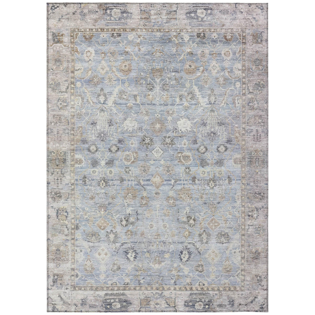 Addison Rugs Laeel Sky Washable Indoor-Outdoor Rug