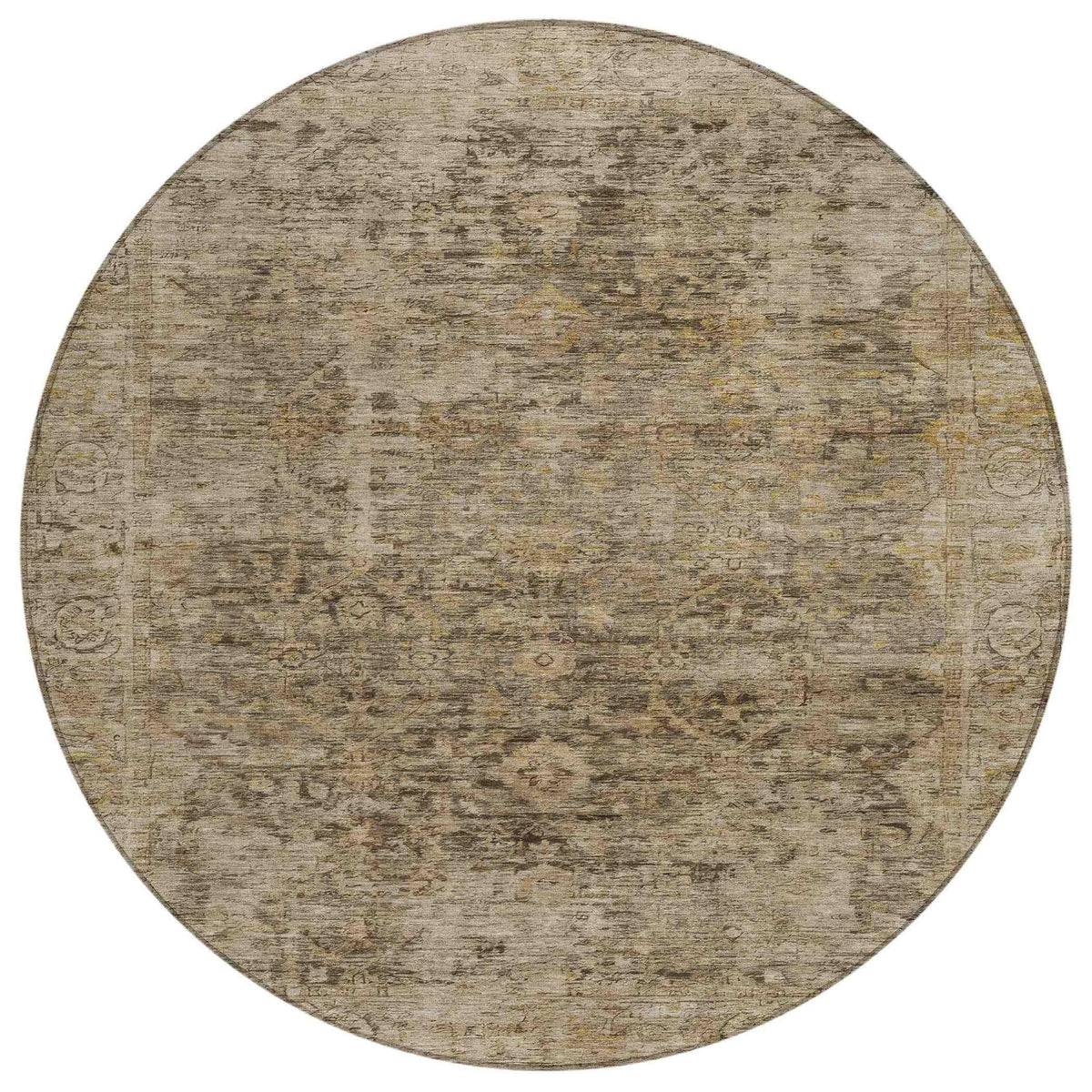 Addison Rugs Laeon Brown Washable Indoor-Outdoor Rug