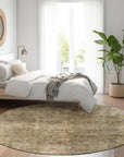 Addison Rugs Laeon Brown Washable Indoor-Outdoor Rug