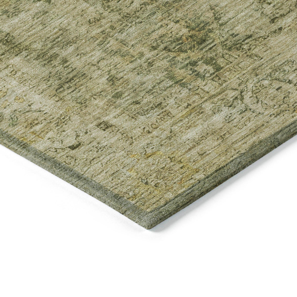 Addison Rugs Laeon Green Washable Indoor-Outdoor Rug