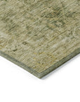 Addison Rugs Laeon Green Washable Indoor-Outdoor Rug
