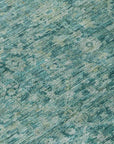 Addison Rugs Laeon Teal Washable Indoor-Outdoor Rug