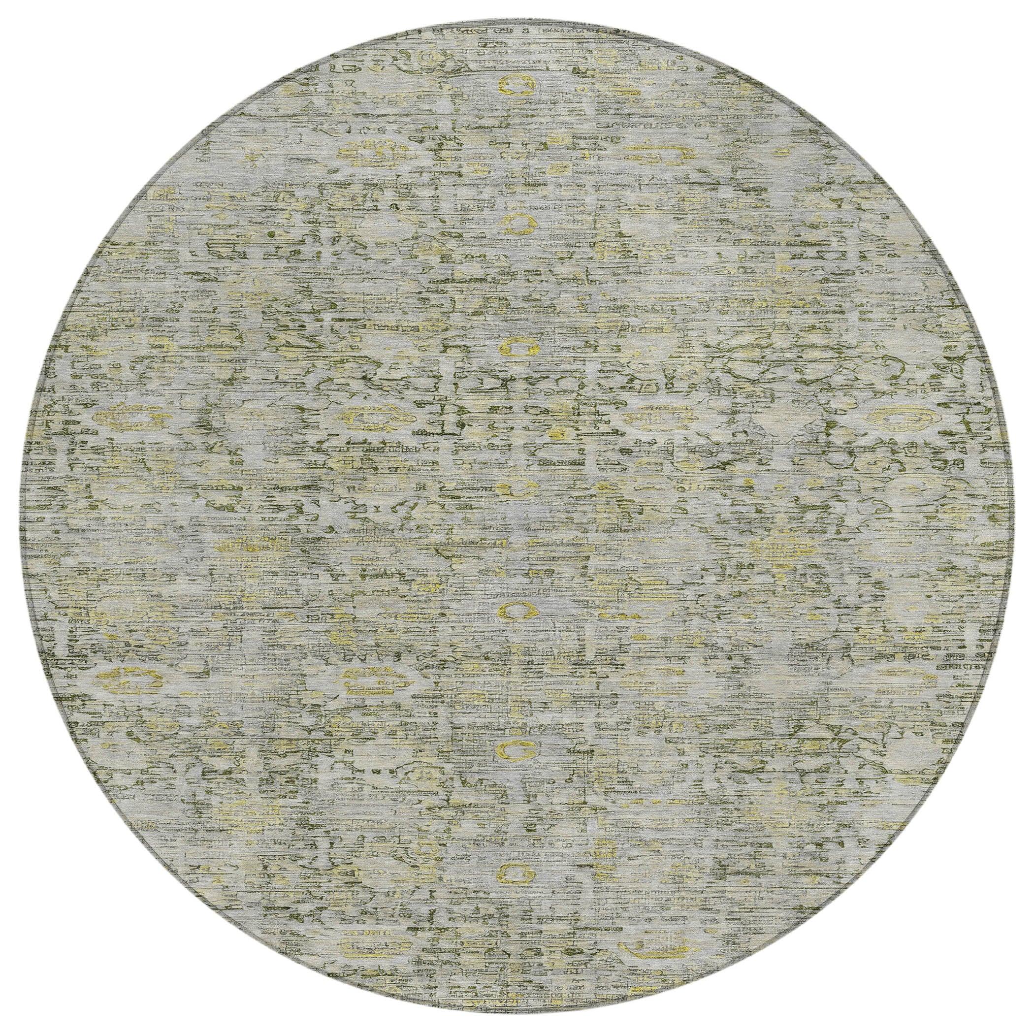 Addison Rugs Laeora Gray Washable Indoor-Outdoor Rug