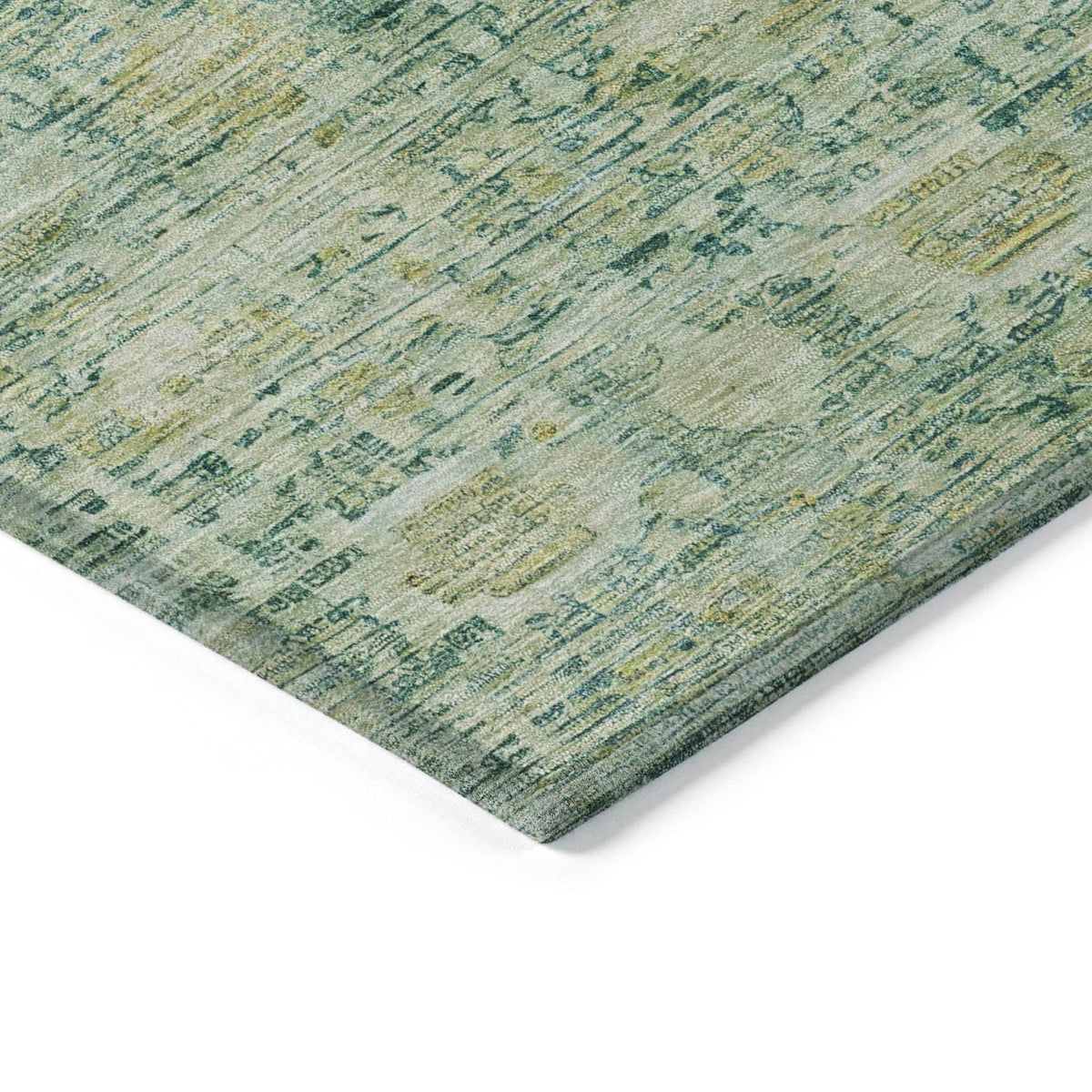 Addison Rugs Laeora Green Washable Indoor-Outdoor Rug