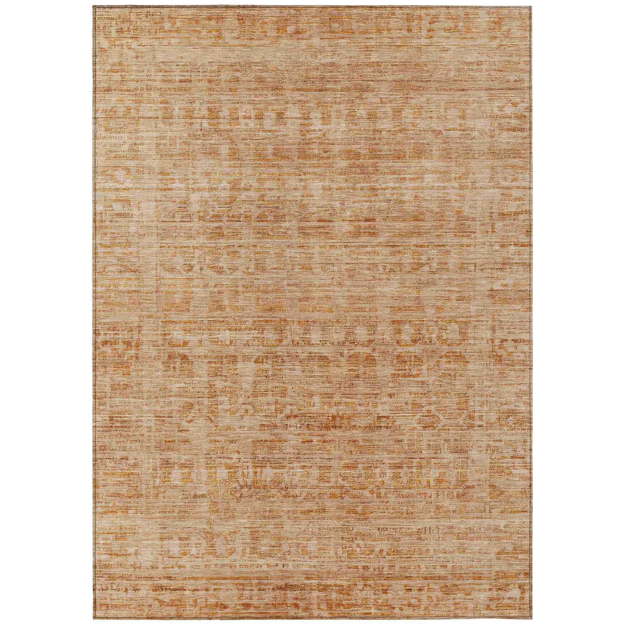 Addison Rugs Laeora Orange Washable Indoor-Outdoor Rug