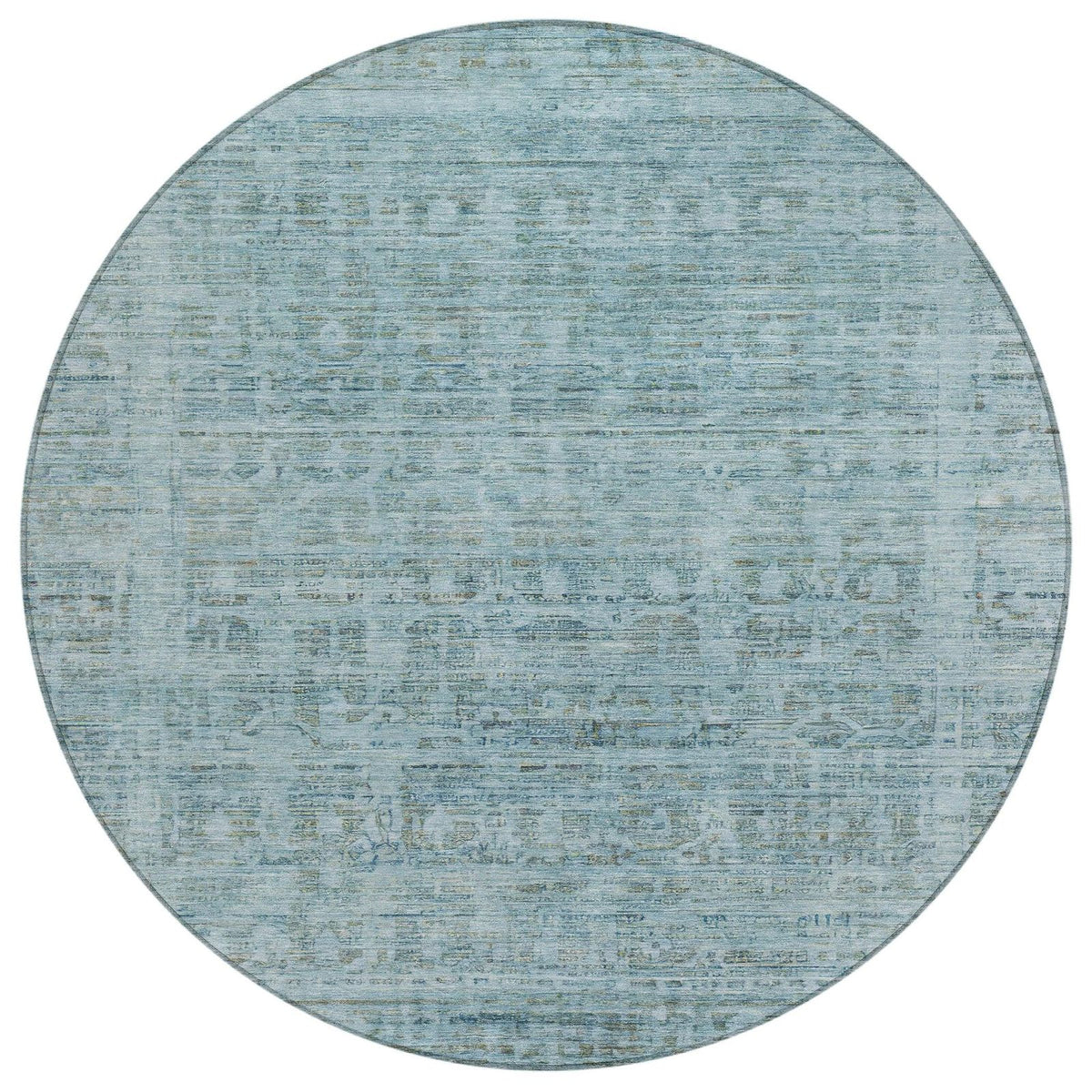 Addison Rugs Laeoril Blue Washable Indoor-Outdoor Rug