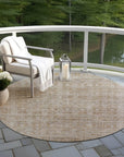 Addison Rugs Laeoril Brown Washable Indoor-Outdoor Rug