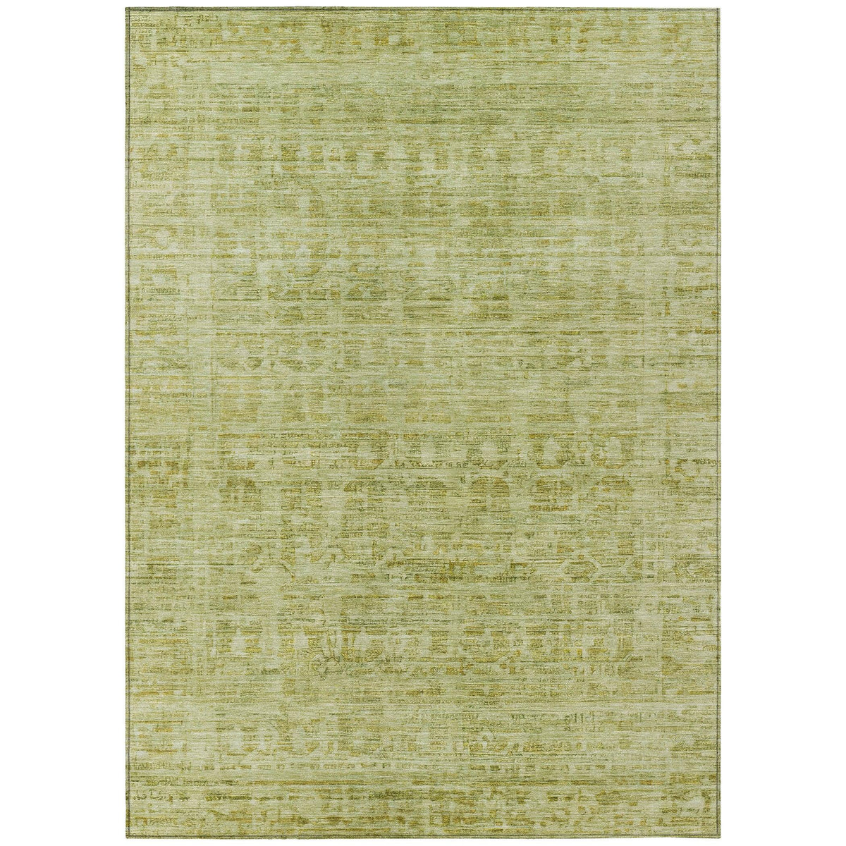 Addison Rugs Laeoril Green Washable Indoor-Outdoor Rug